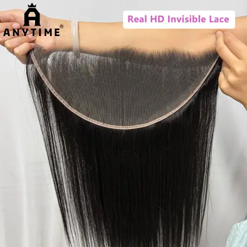 HD Lace Closure 2x6 5x5 13x4 13x6 Lace Frontal Straight Human