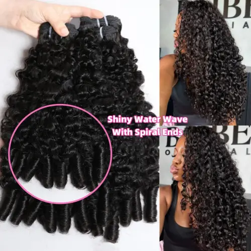 Burmese Curly Bundles Human Hair 15A Unprocessed Double Drawn