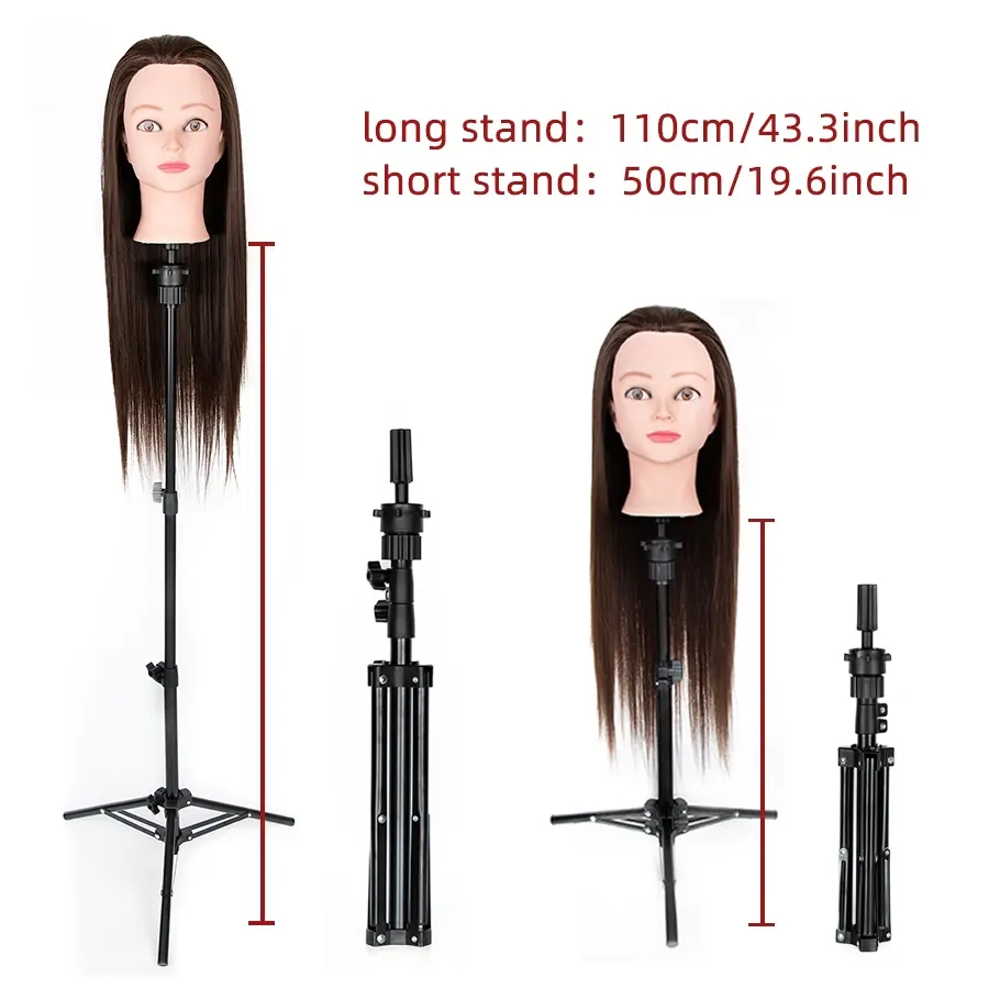 Wig Stand Tripod, Adjustable Mannequin Head Stand