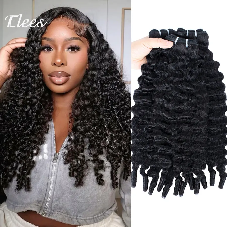 Burmese Curly Bundles 100% Human Hair Bundles Raw Unprocessed