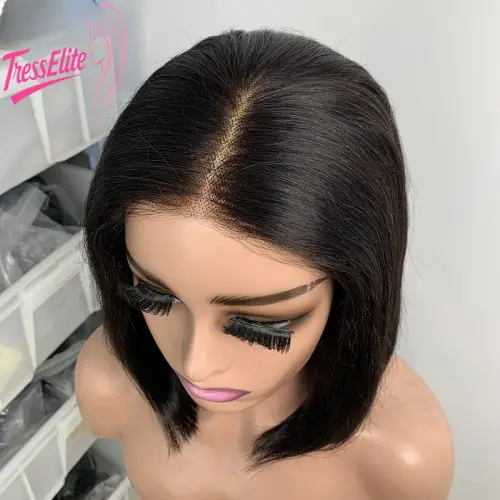 Premium 5x5 Lace closure Human Hair Wig 12A Double Drawn