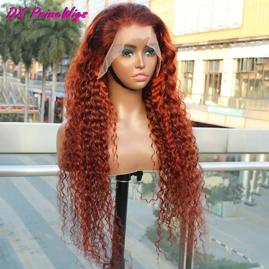 Deep Wave 13x6 Lace Frontal Human Hair Wigs Water Wave