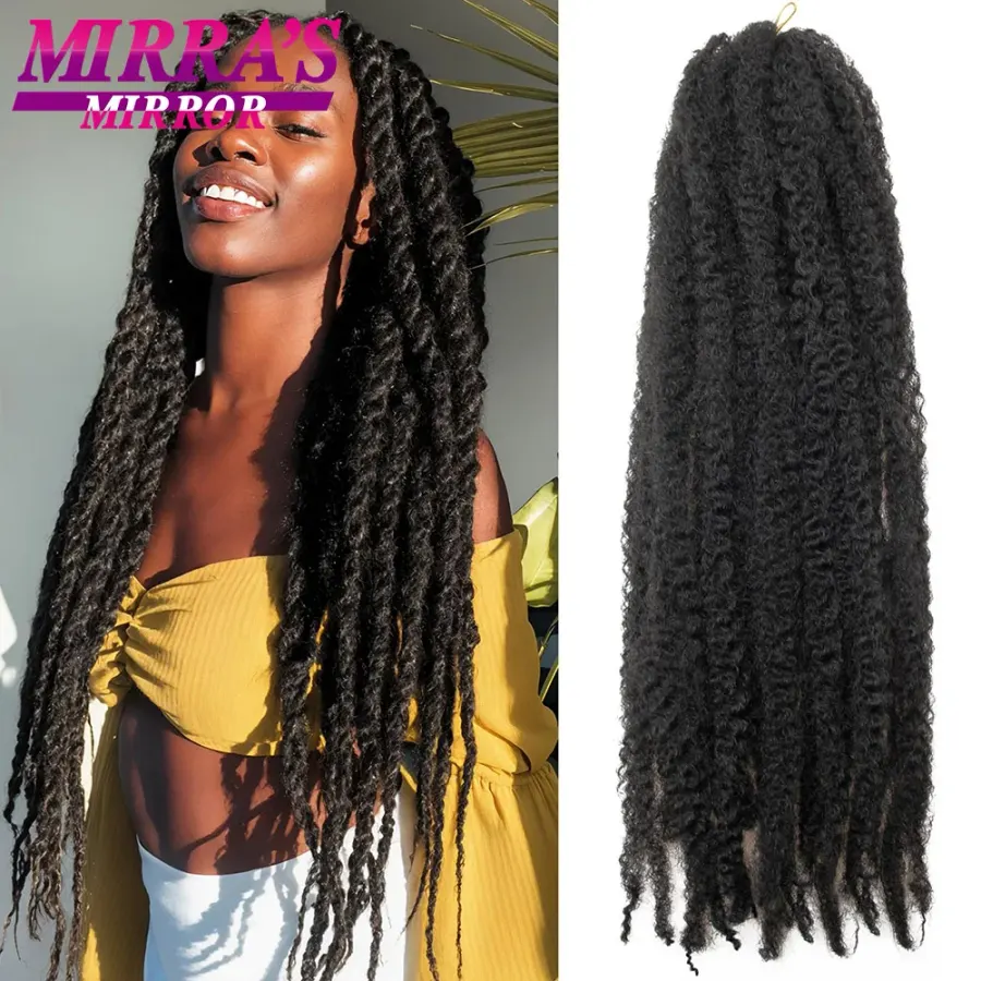 Marley Twist Braiding Hair 18/24 Inch Marley Twist Hair Afro