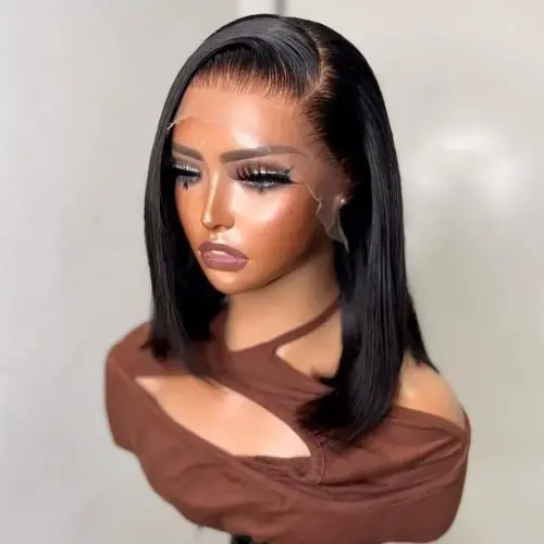 Bob Wig Human Hair 13x4 Frontal Lace Wigs HD Bob Lace Front