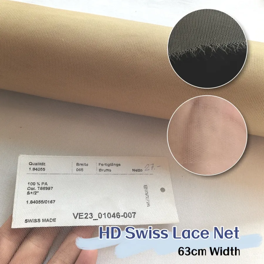 Original Swiss Lace HD Transparent For Making Wigs Closures 1