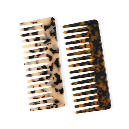 Wide Tooth Comb Set for Detangling Styling Curly Thick Hair