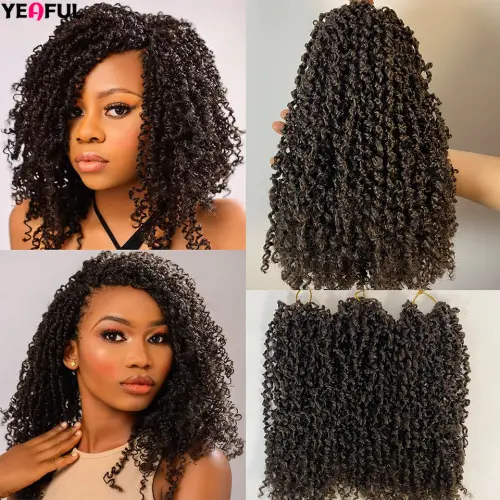 New Style Yanky Mini Twist Crochet Hair 8 12inches Yankee