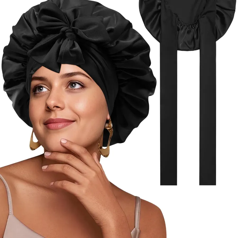 Satin Bonnet for Sleeping Women Silk Sleep Bonnet for Curly