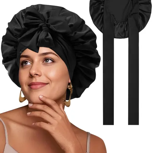 Satin Bonnet for Sleeping Women Silk Sleep Bonnet for Curly