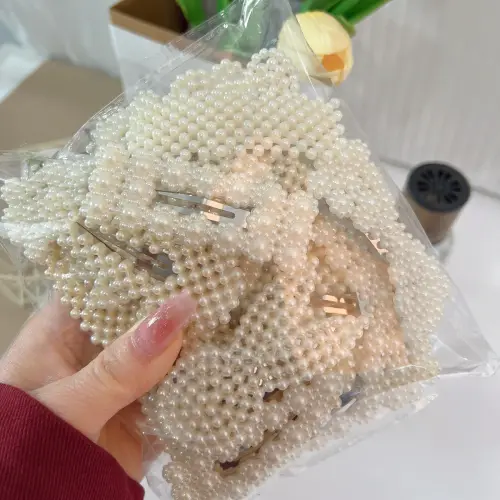 10/20Pcs Fashionable and Elegant Pearl Hair Clips Side Clips