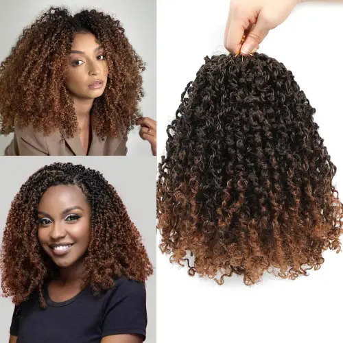 8/12inch Synthetic Yanky Twists Crochet Braiding Hair