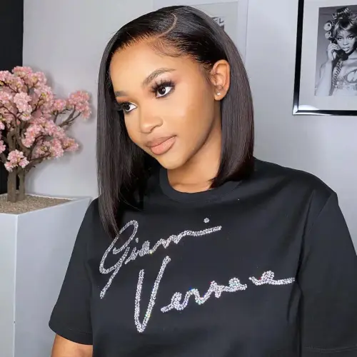 Bob Wig Human Hair 13x4 4x4 5x5 HD Lace Frontal Short