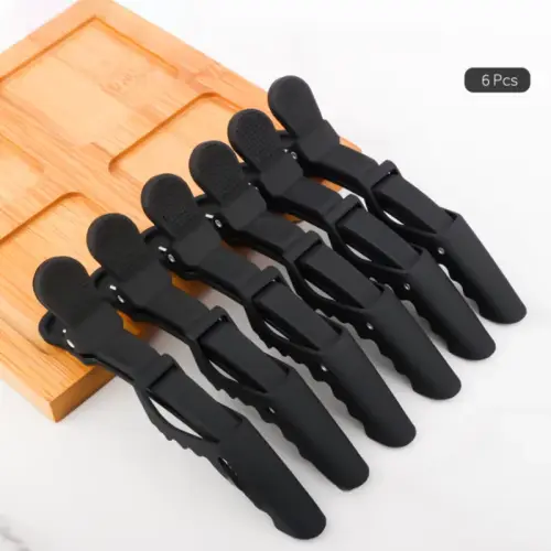 6pcs Salon Hair Clips Set – Alligator Claw Clamps for Hair