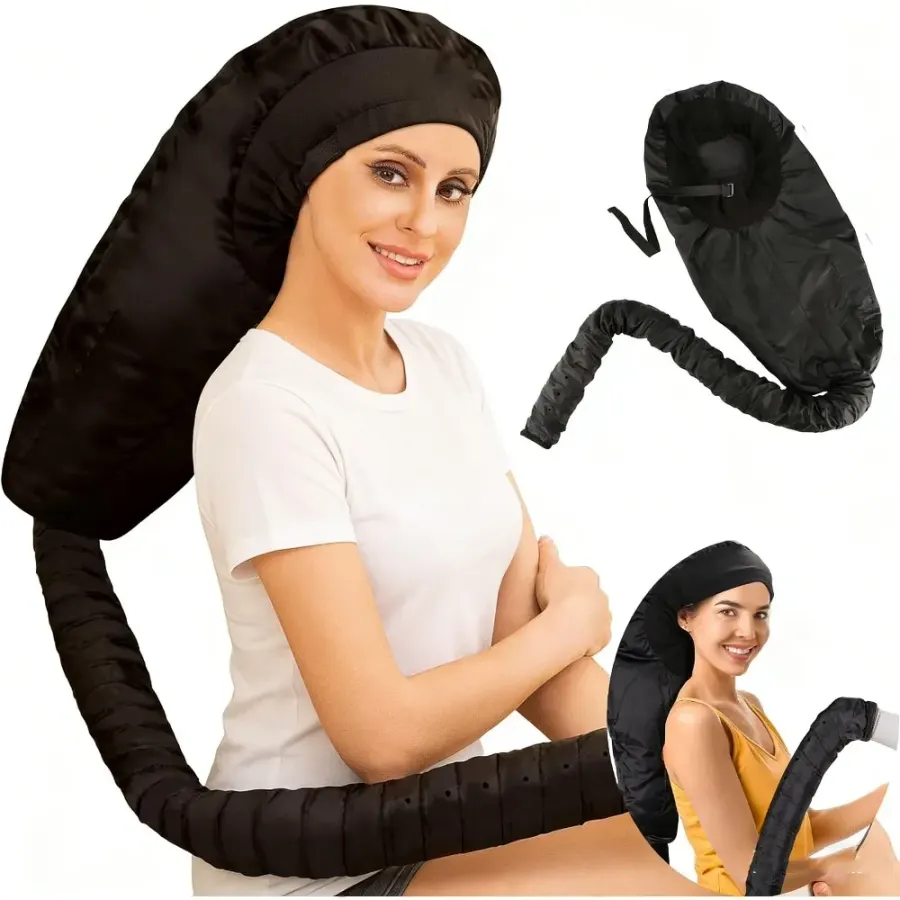 Bonnet Hair Dryer Hood Diffuser Attachment Adjustable Deep