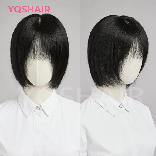 Silk Top Human Hair Wig Natural Bob Wig Human RealVirgin