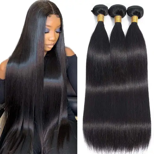 Human Hair 36 40 Inch Bone Straight Raw Hair Human Hair