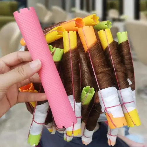 6Pcs Heatless Hair Curler Set - Soft Flexi Rods No Heat