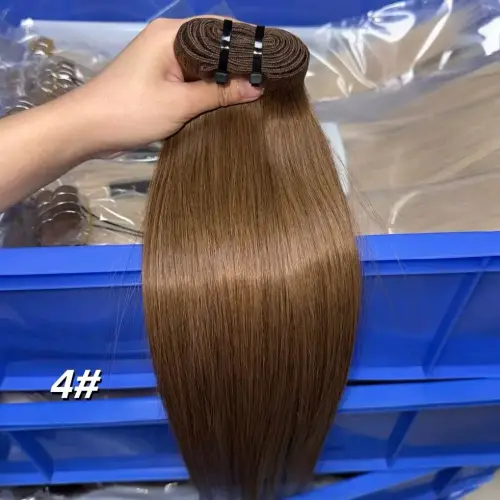 Sew in Weft Hair Virgin Human Hair Extensions 100g/bundle
