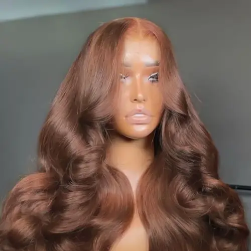 Body Wave 34 Inch 13x4 Chocolate Brown HD Lace Front Wigs
