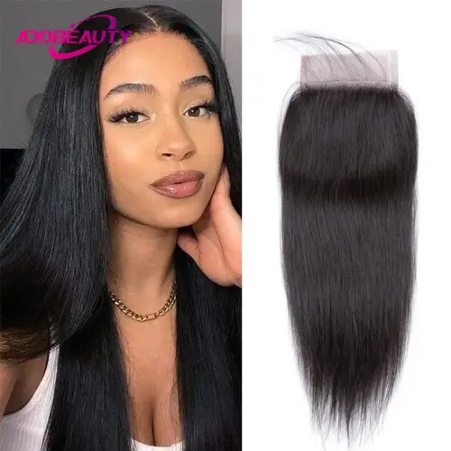Straight Lace Closure 4x4 5x5 6x6 HD Lace Closure Brazilian