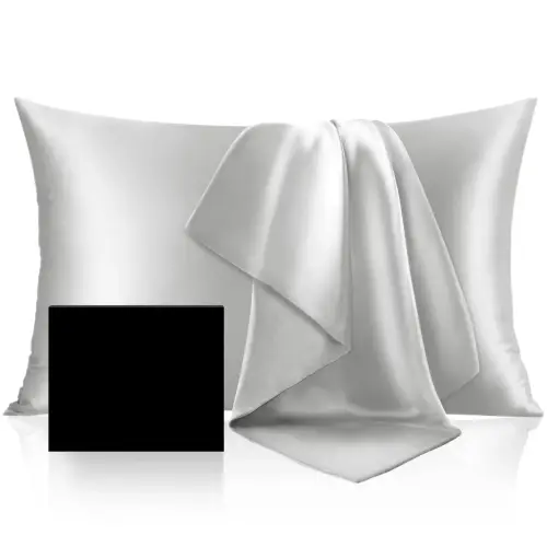 Satin Pillowcase for Hair and Skin, Super Soft and Cooling