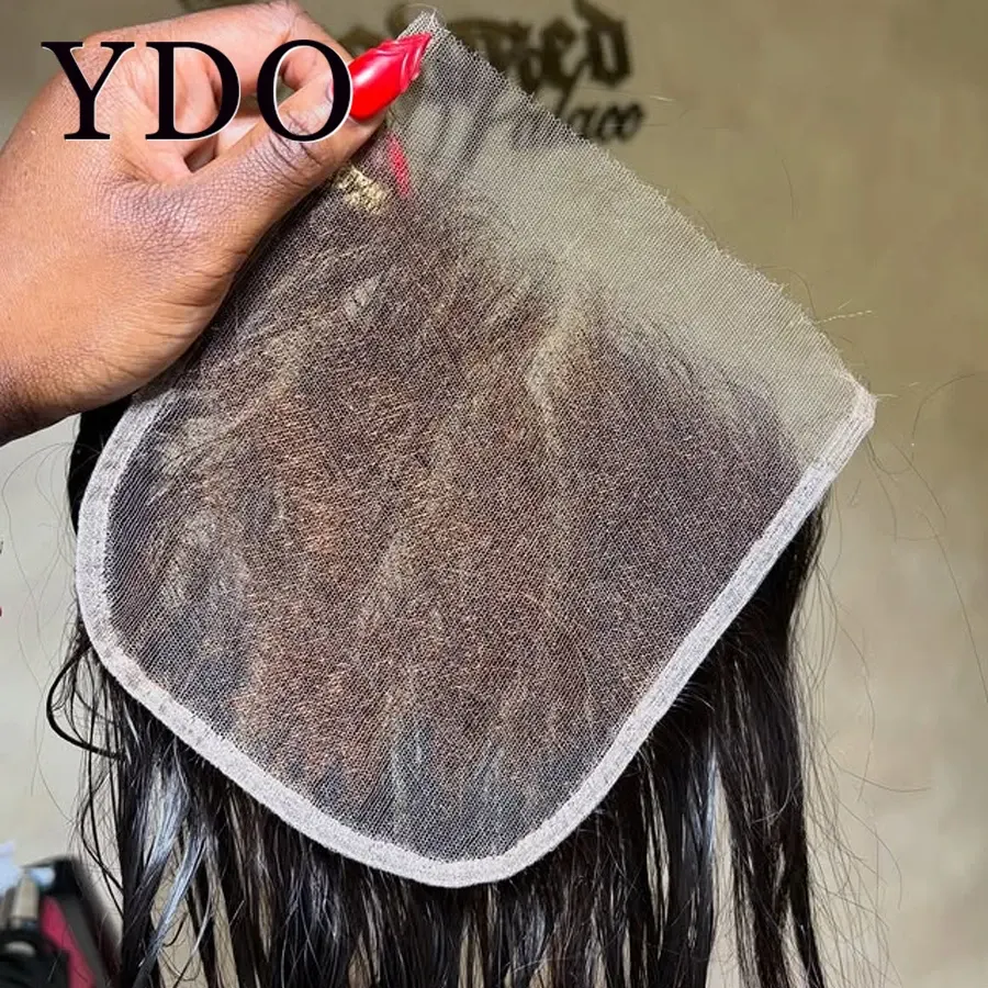 6X6 Real HD Lace Closure Frontal Human Hair Melt Skins Pre