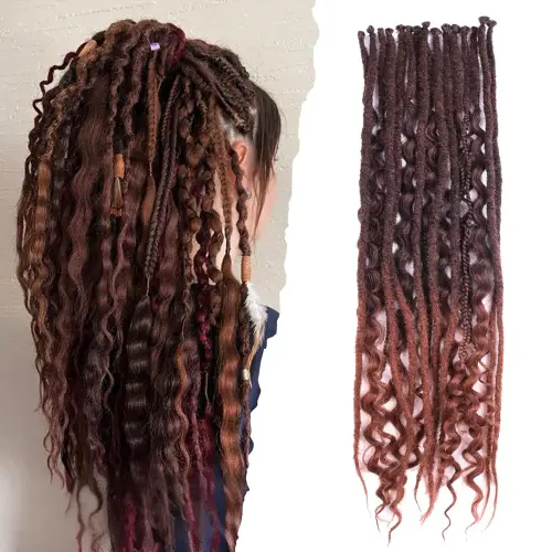 Synthetic SE Dreadlocs Braids Hair Extensions