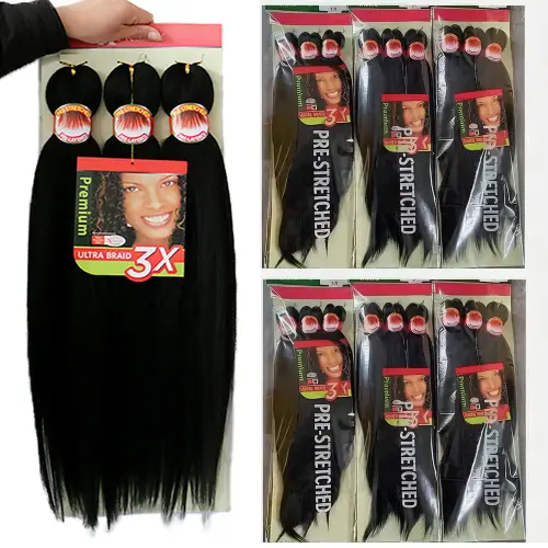 Braiding Hair Pre Stretched 3X Braid 26 Inch Ombre Braiding