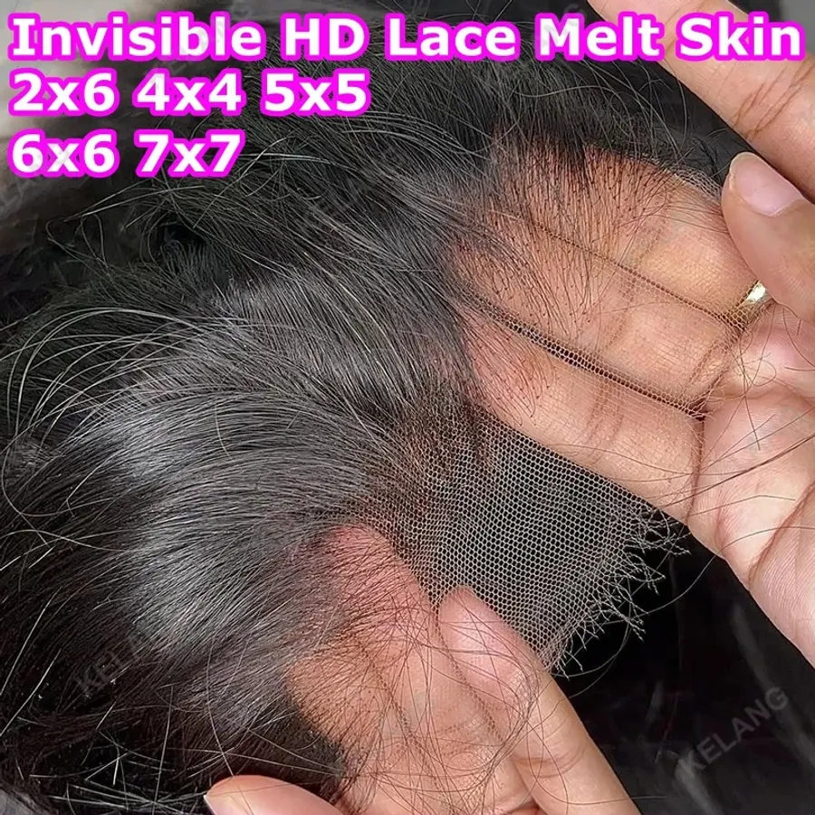 Skinlike 13x6 HD lace Frontal Only Preplucked Straight 6x6