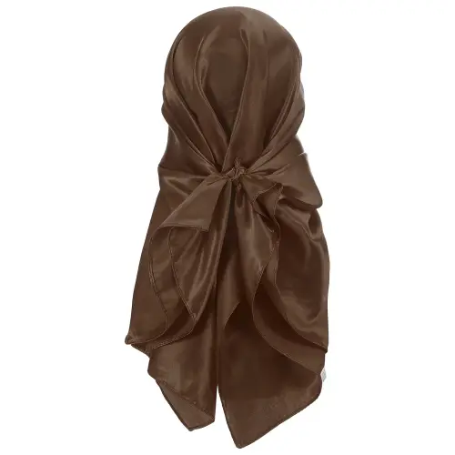1pcs 35 Inch Satin Head Scarf, Large Square Scarf Silk