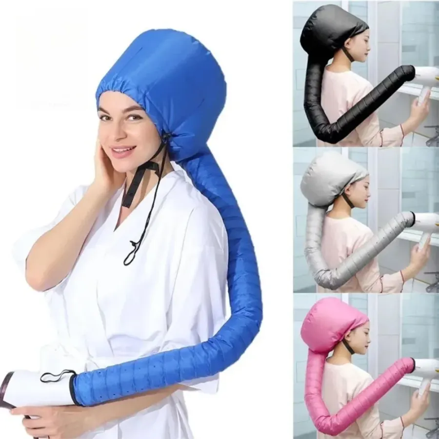 Hooded Hair Dryer Bonnet - Fast-Drying Bonnet Hair Dryer for
