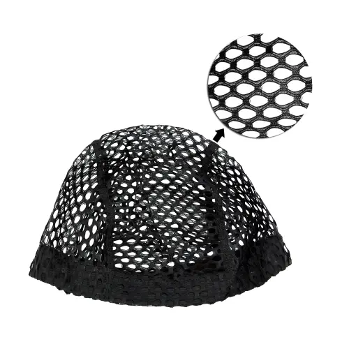 1pc Mesh Wig Cap Big Hole Dome Cap With Elastic Band