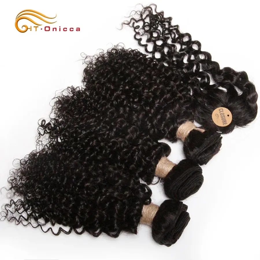 Kinky Curly Bundles 100% Human Hair Bundles With Circular