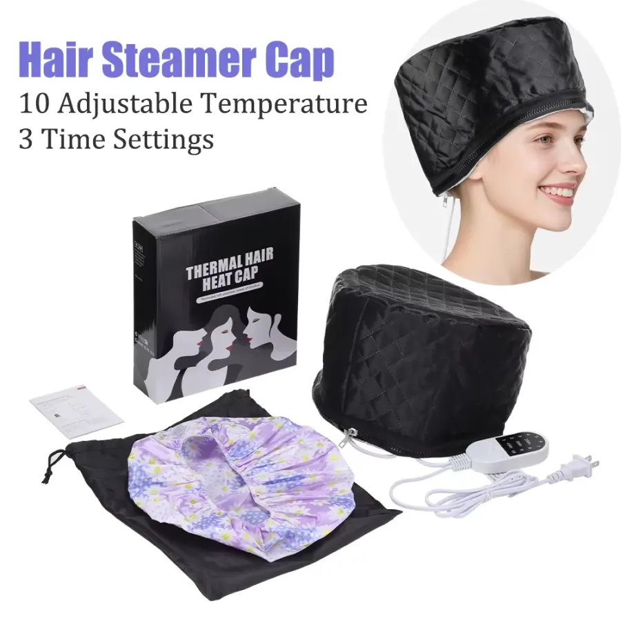 Professional Hair Steamer Cap Electric Heating Hair Cap