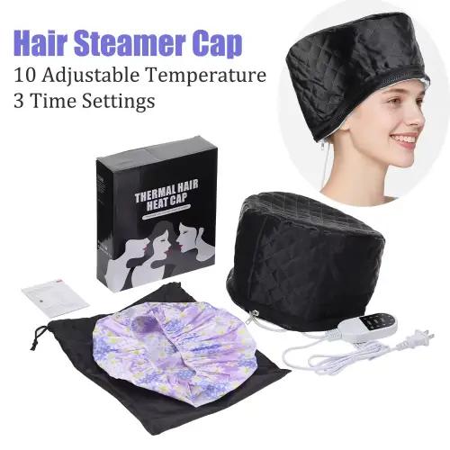 Professional Hair Steamer Cap Electric Heating Hair Cap