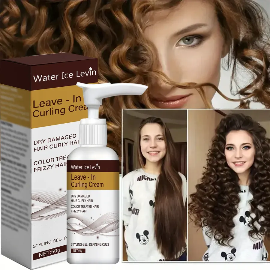 Curling Cream. Restores Damaged Hair. Defines Curls