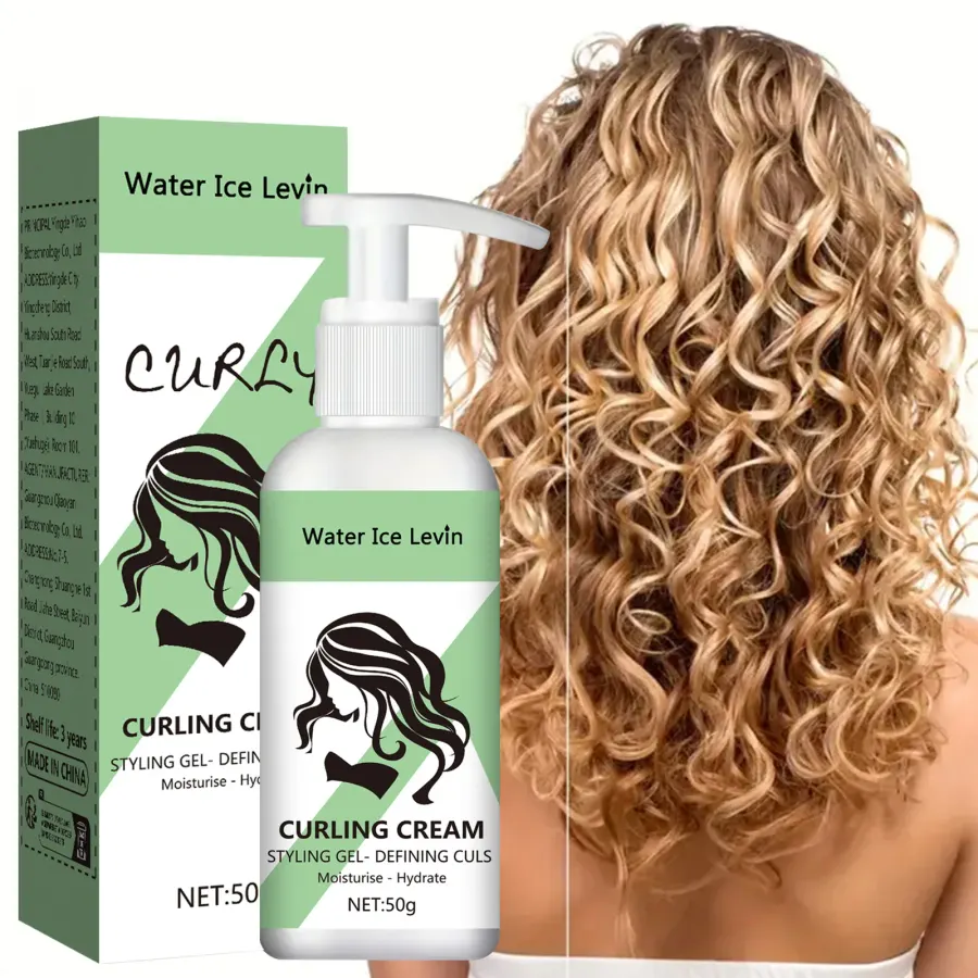 Water Ice Levin Curling Cream Styling Gel Defining Curls