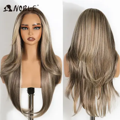 6X4 Glueless Lace Front Synthetic Wigs