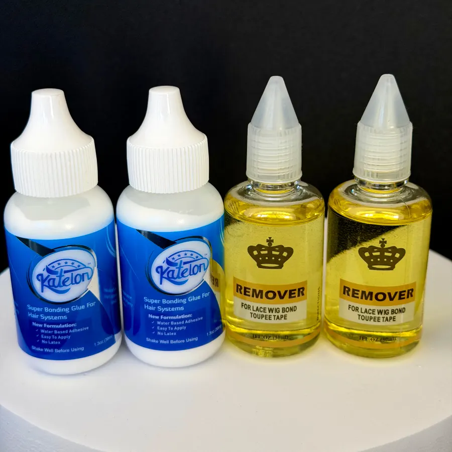 Wig Glue and Remover Set, 38ml Bonding Glue + 30ml Remover