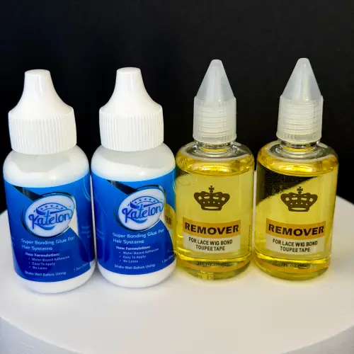 Wig Glue and Remover Set, 38ml Bonding Glue + 30ml Remover