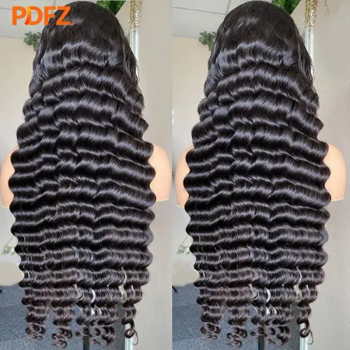 Deep Wave Human Hair Wig 13x4 HD Lace Frontal Human Hair