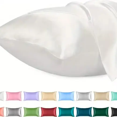 1PC Satin Pillowcase for Hair Similar to Silk Pillow Cases for Skin