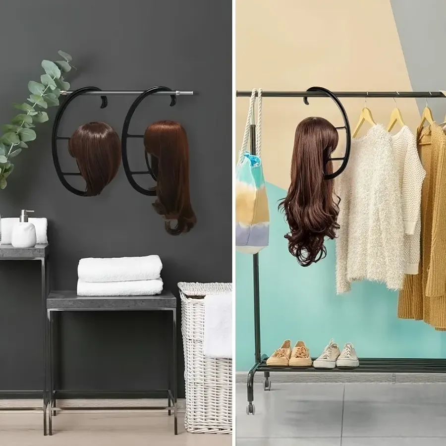 Wig Hangers Plastic Collapsible Display Wig Drying Holder