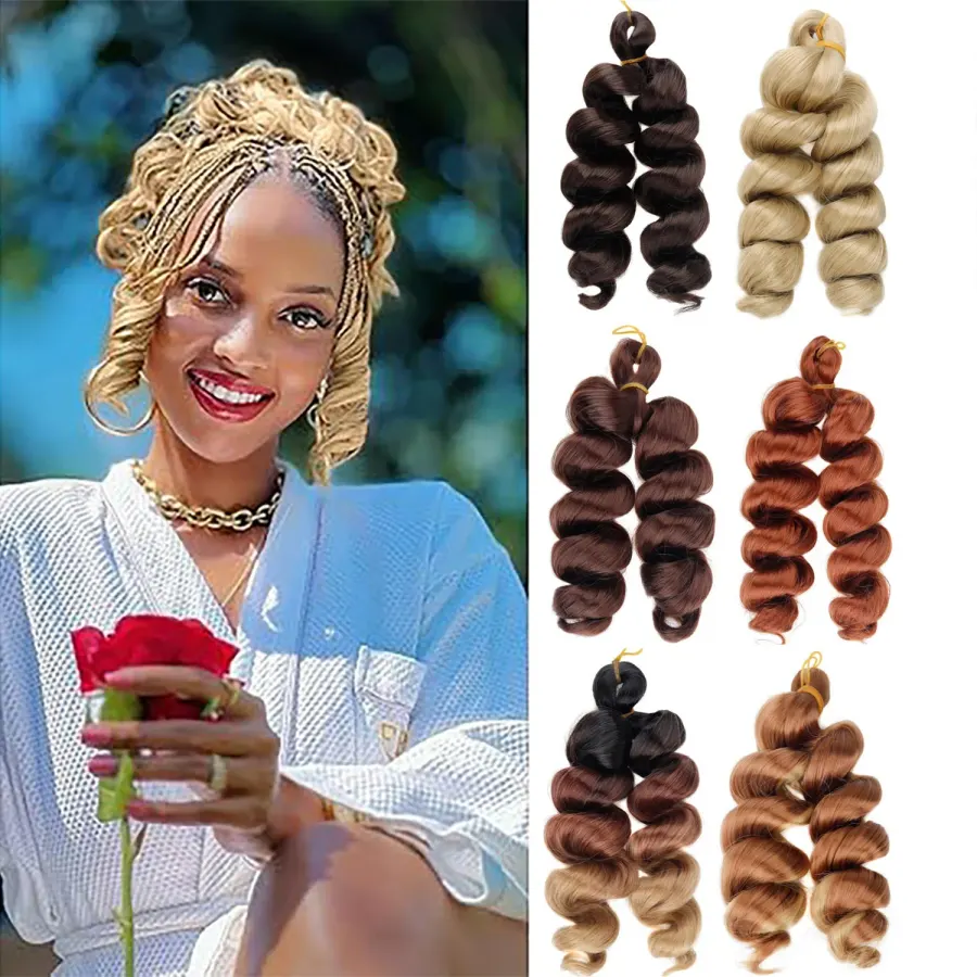 French Curly Crochet Hair Short 12inch Synthetic Braiding