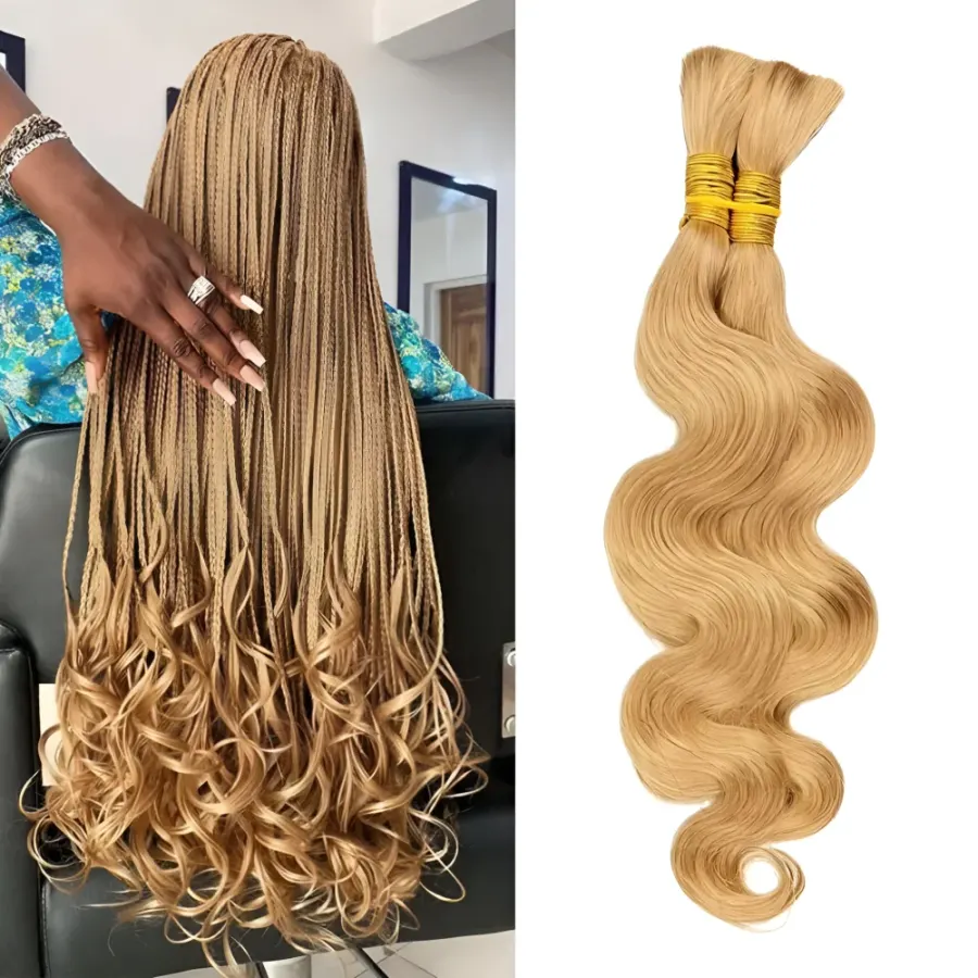 Body Wave Bulk Human Braiding Hair 100g No Weft Human Hair
