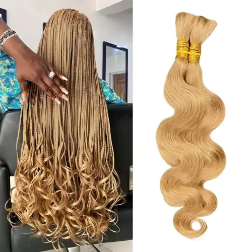 Body Wave Bulk Human Braiding Hair 100g No Weft Human Hair