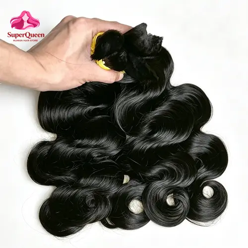 Bulk Braiding Hair Human Hair Body Wave No Weft Bundles Boho