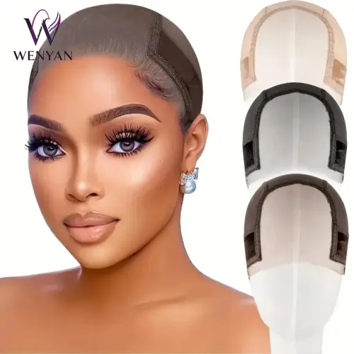Lace Wig 9*6 Caps, Wig Caps with Grip Band Glueless Wig Grip