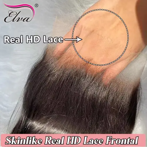 13x6 HD Lace Frontal Only 100% Human Raw Hair Invisible HD