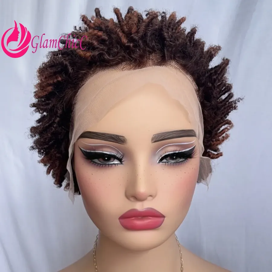 Premium Glueless 13x4 Lace Front Wig 6 Inch 180% Density